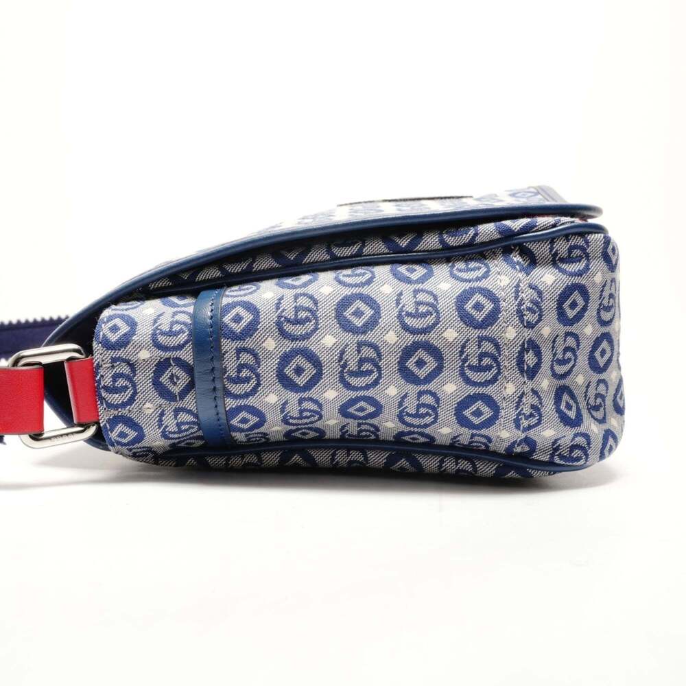 GUCCI Blue Messenger Shoulder Bag - Picture 3 of 13